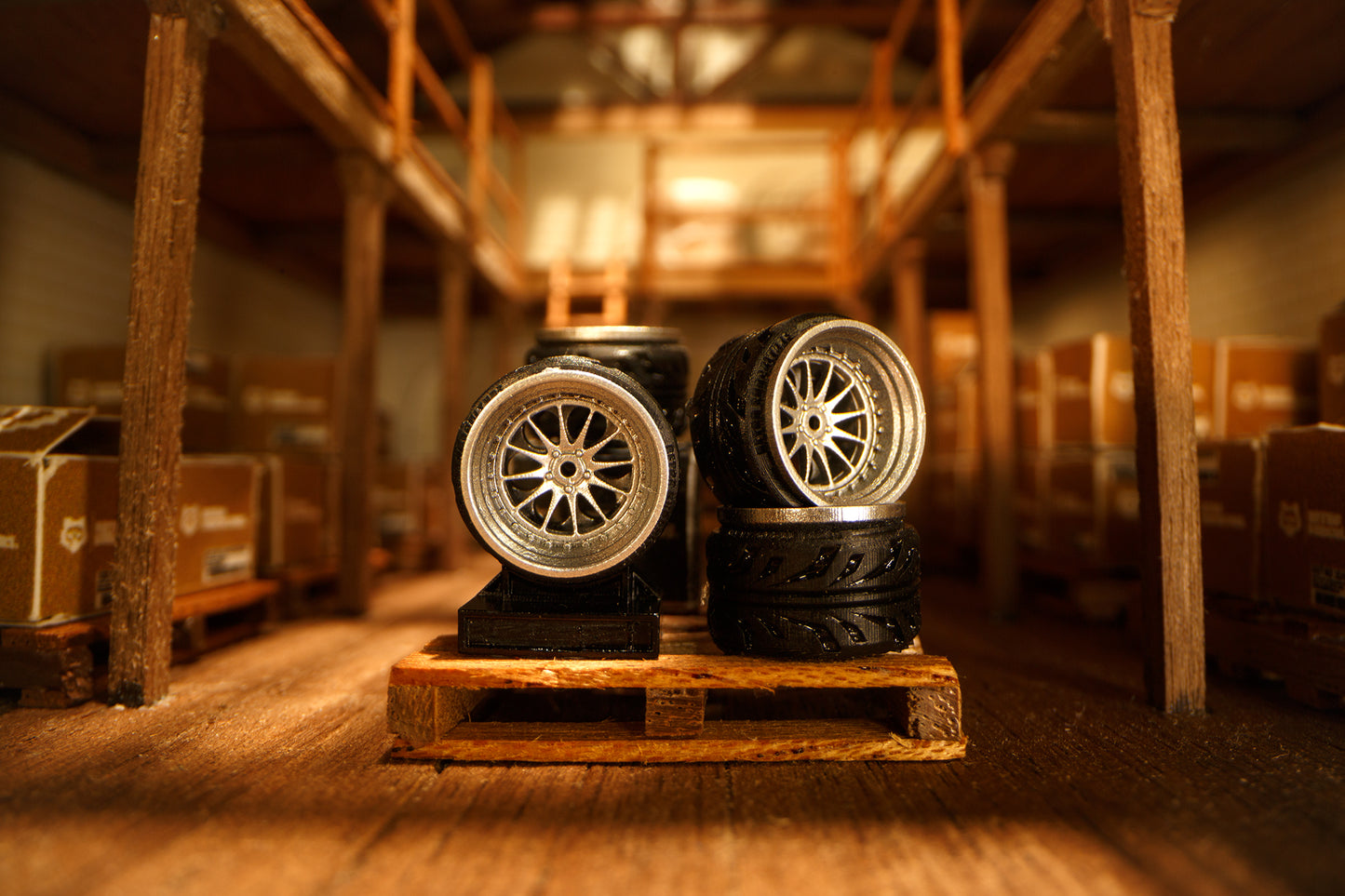 1/64 Wheel - RSC IS41 Deep Offset Chrome in colour NZ