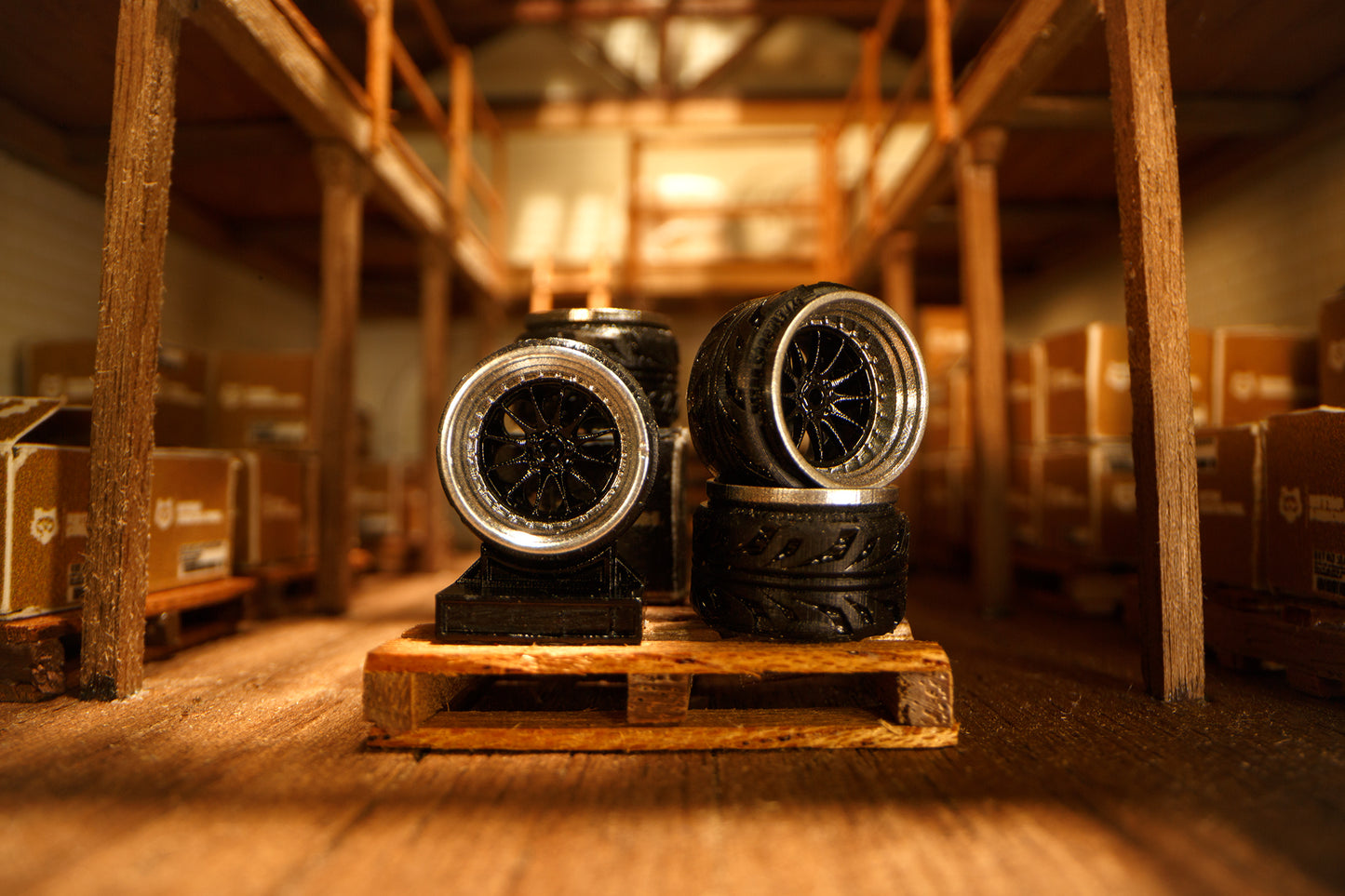 1/64 Wheel - RSC IS41 Deep Offset Black in colour NZ