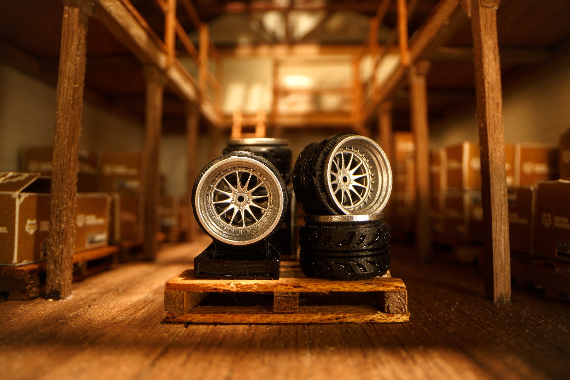1/64 Wheel - RSC IS41 Deep Offset Chrome in colour NZ