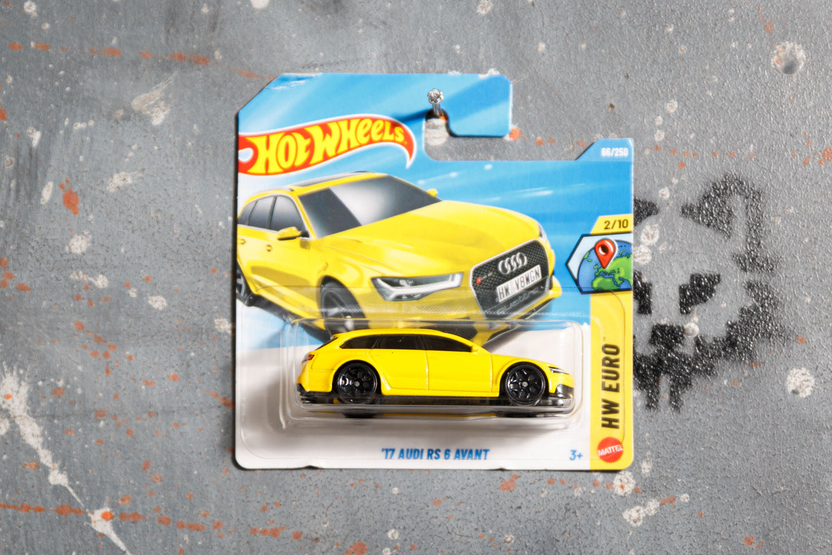 Hot Wheels Audi 17 rs 6 Ava Yellow ML- B1