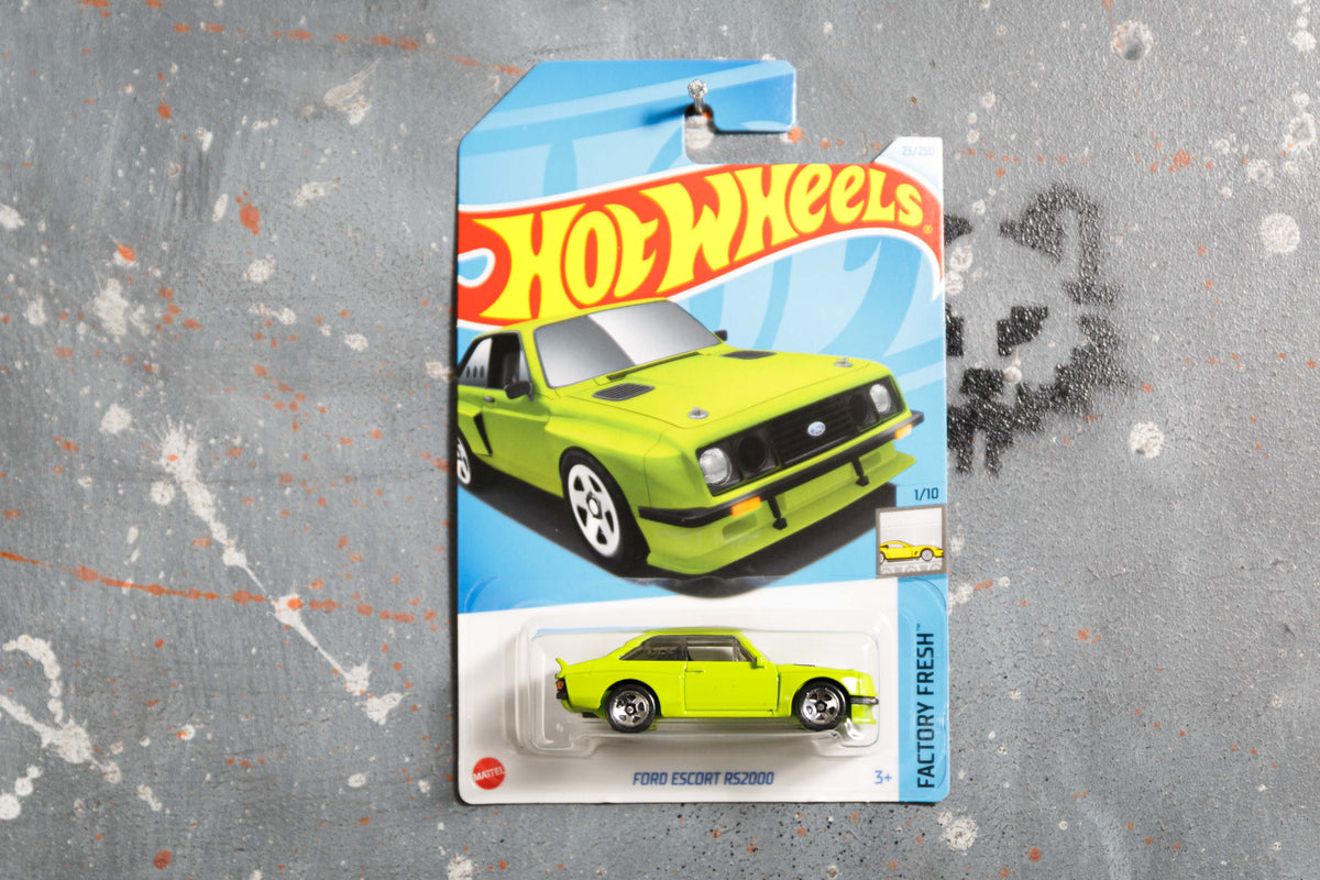 Hot Wheels Ford Escort rs2000 Green ML- C1