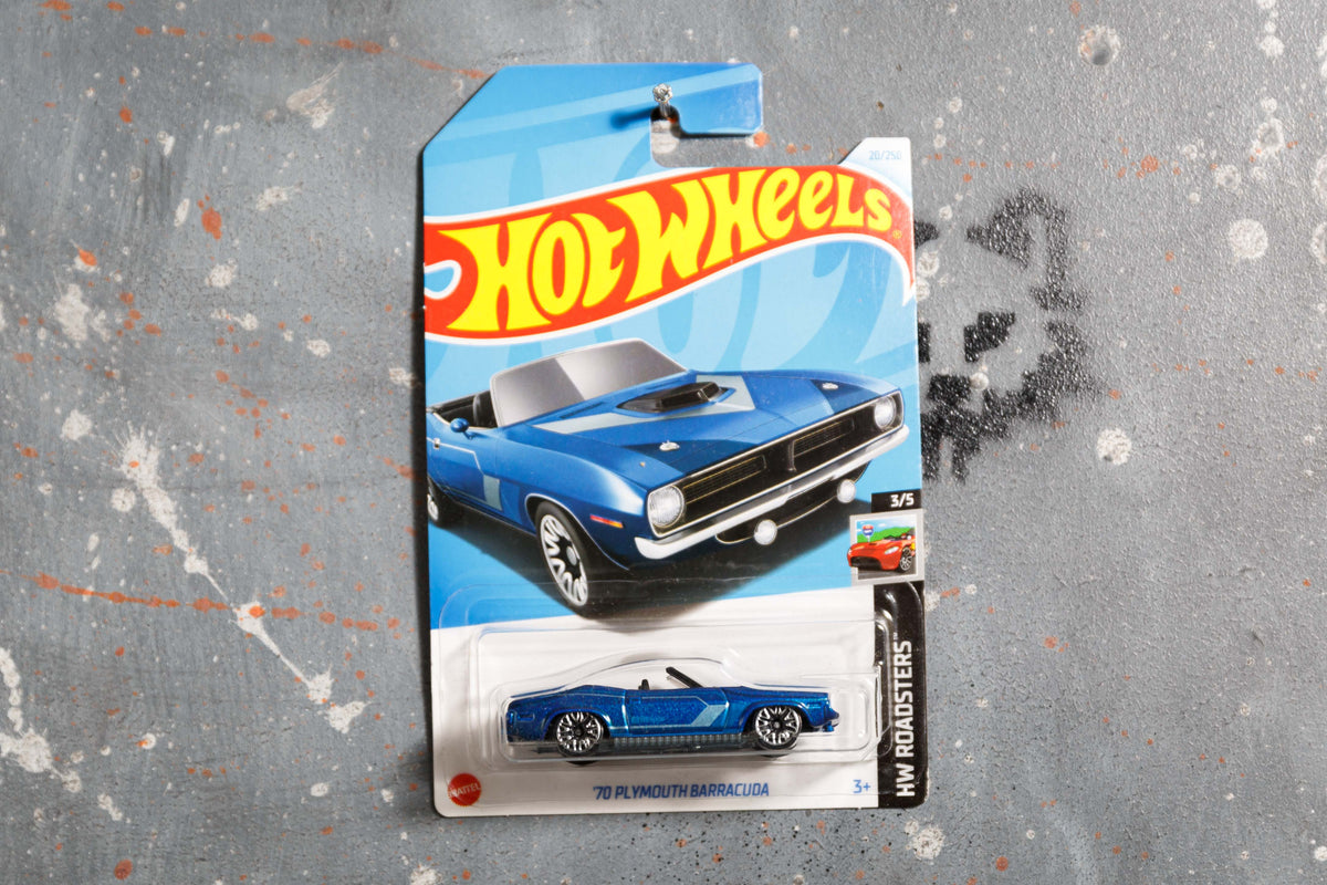 Hot Wheels Plymouth 70 Barra Blue ML- B1