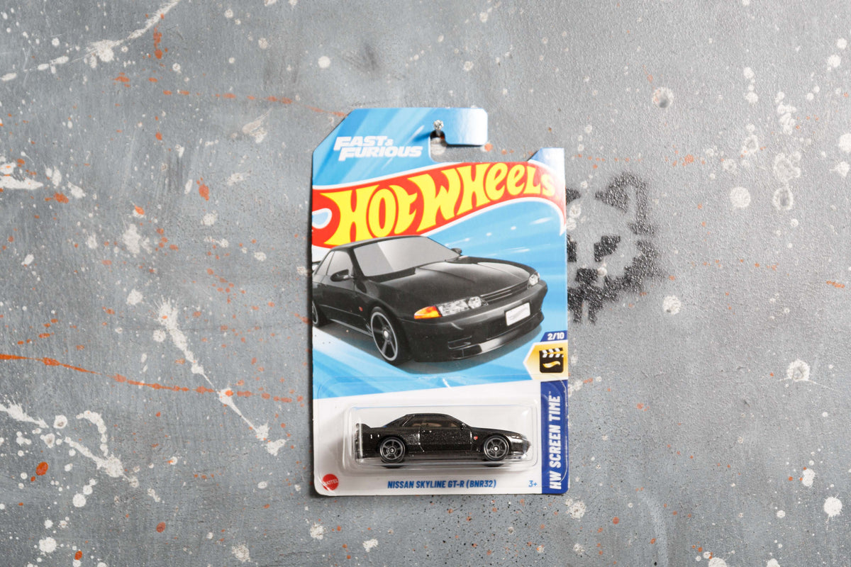 Hot Wheels Nissan Skyline gtr bcnr32 Black PL- F3
