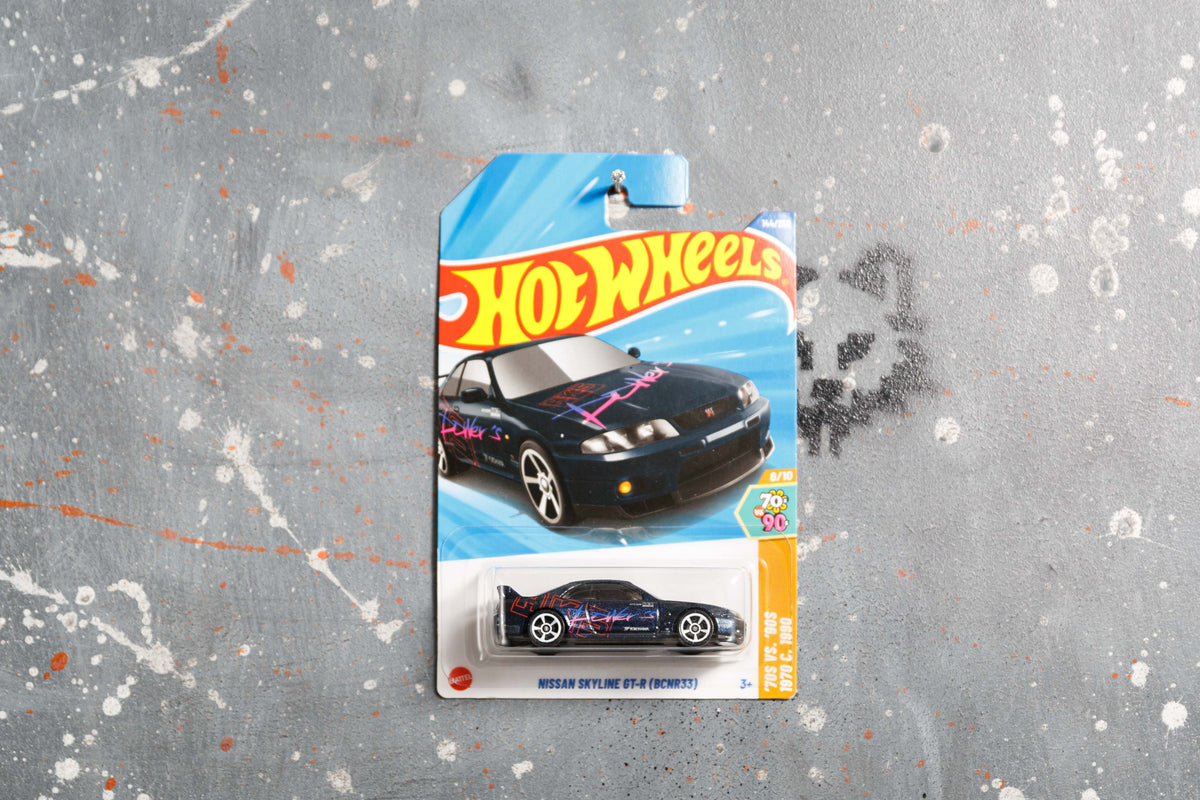 Hot Wheels Nissan Skyline gtr bcnr33 D purple PL- F3