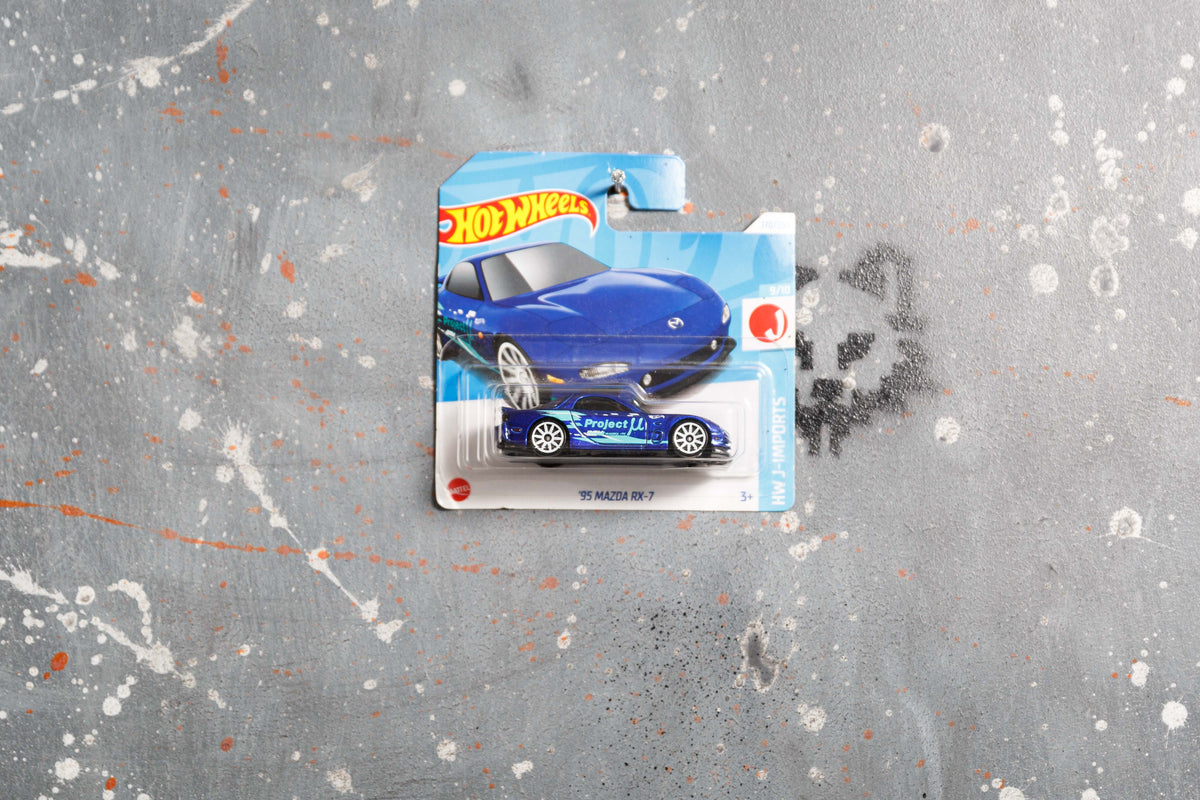 Hot Wheels Mazda 95 Rx7 Blue PL- F3