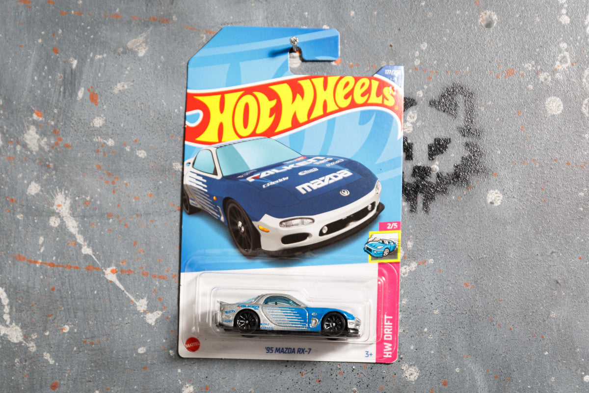 Hot Wheels Mazda 95 rx7 Blue/silver ML- A1.2
